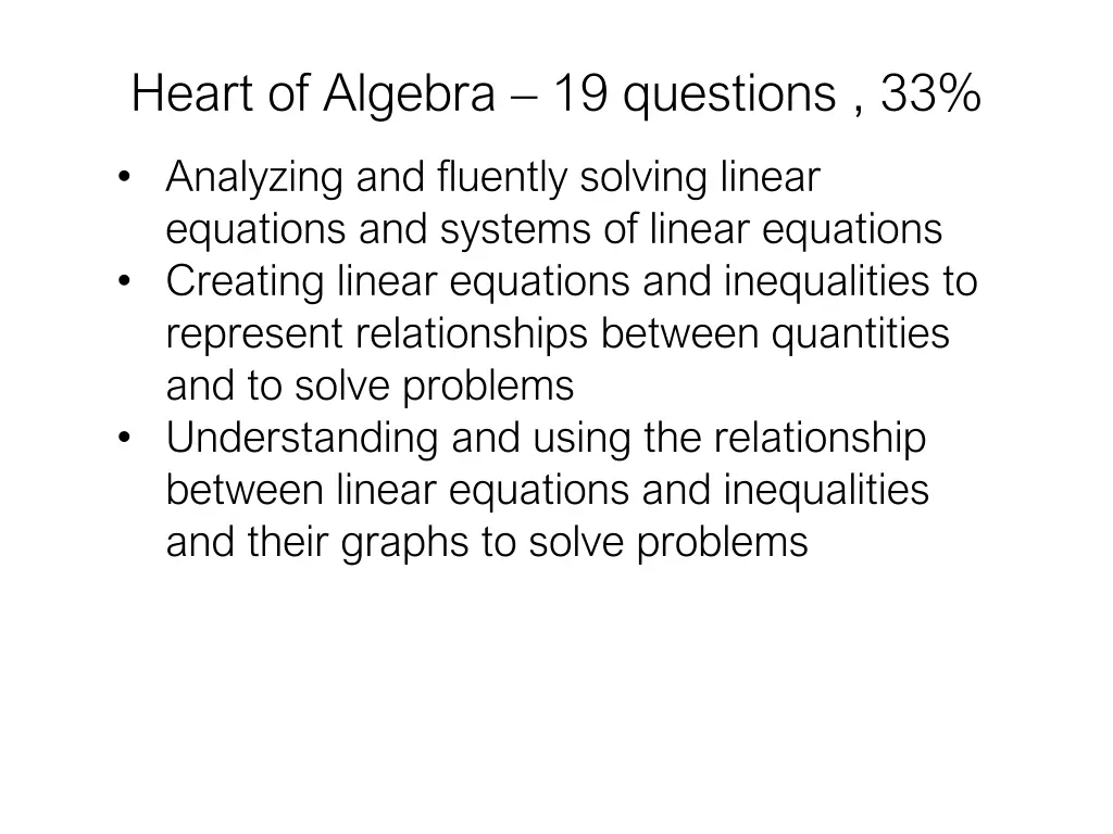 heart of algebra 19 questions 33