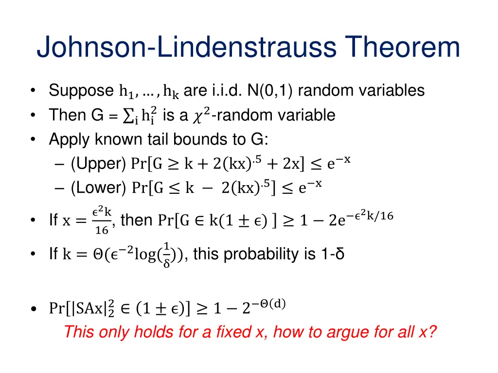 johnson lindenstrauss theorem