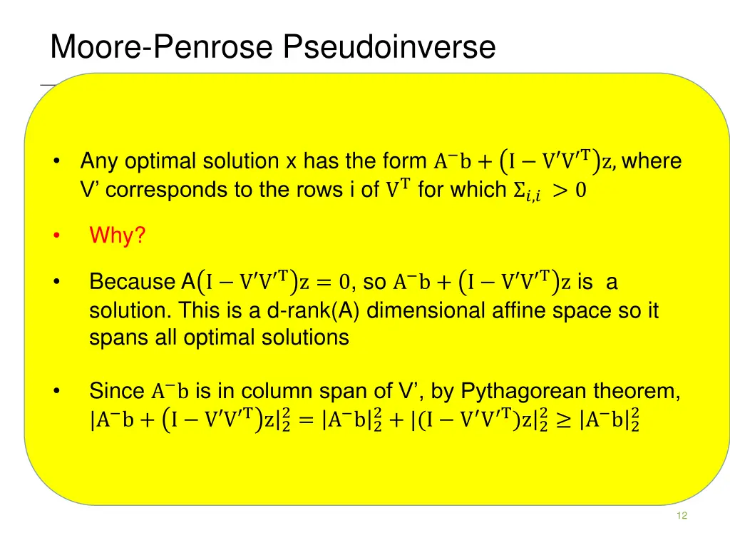 moore penrose pseudoinverse