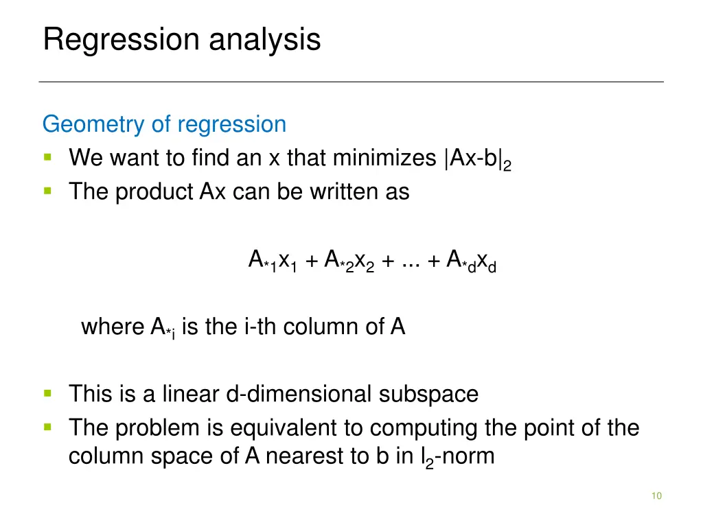 regression analysis 7