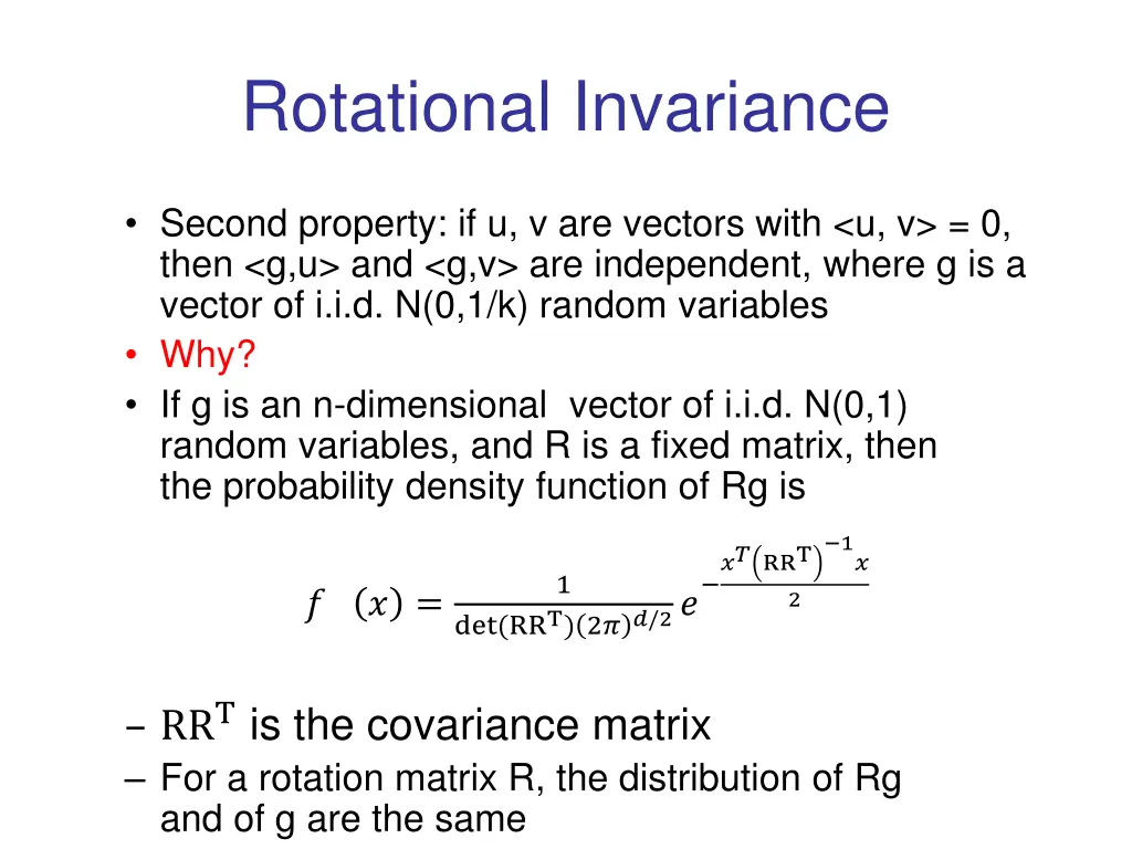 rotational invariance