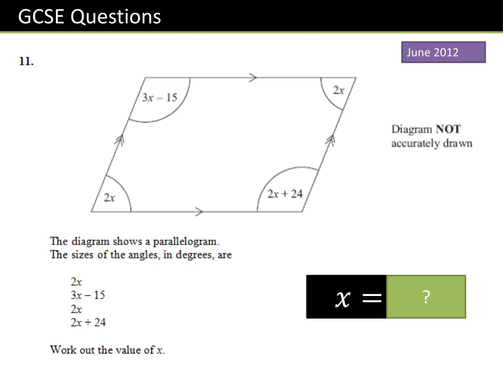 gcse questions