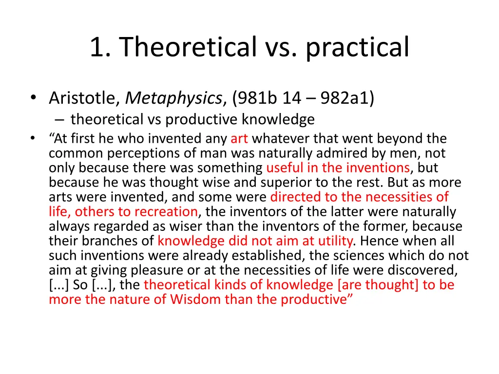 1 theoretical vs practical