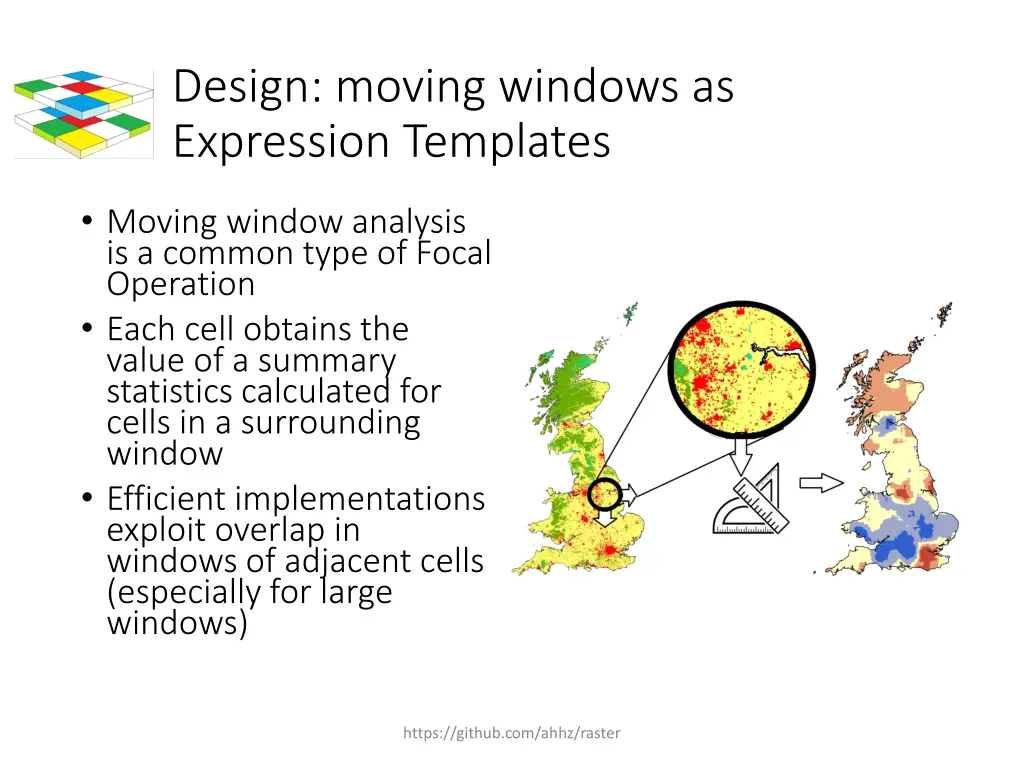 design moving windows as expression templates