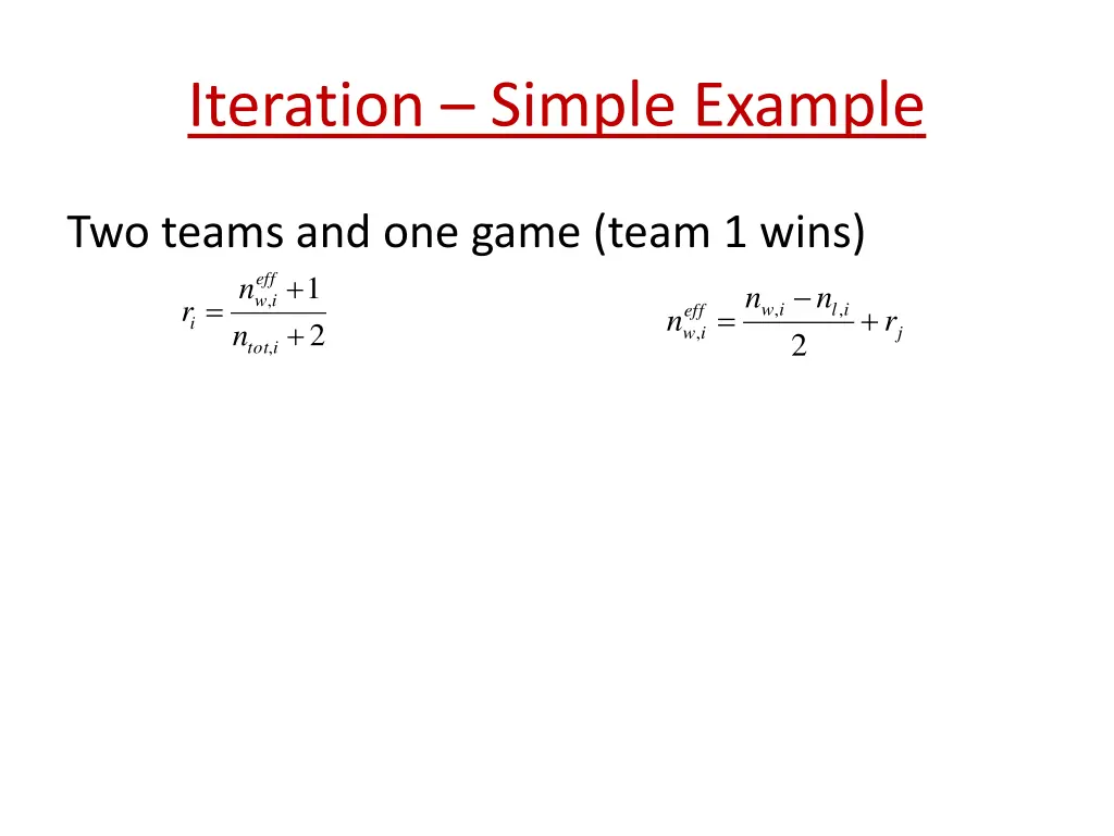 iteration simple example