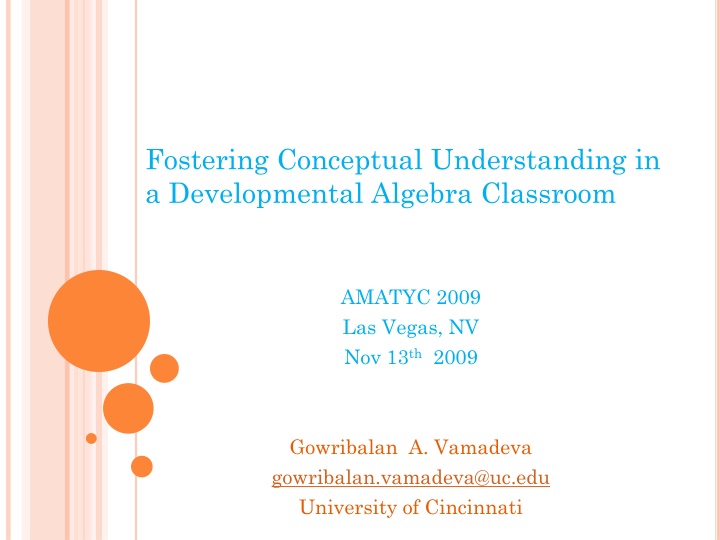 fostering conceptual understanding