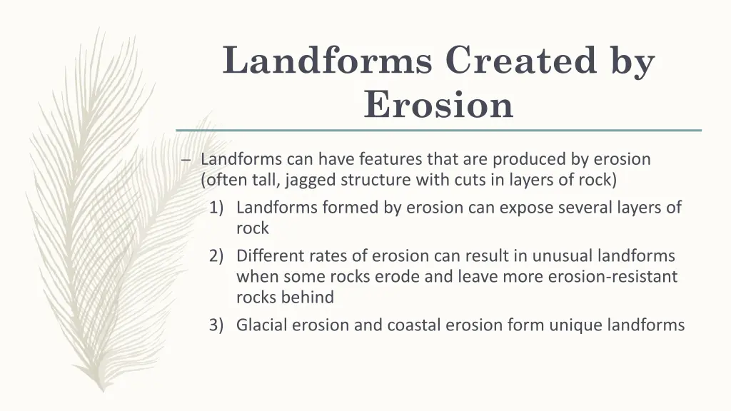 landforms created by erosion