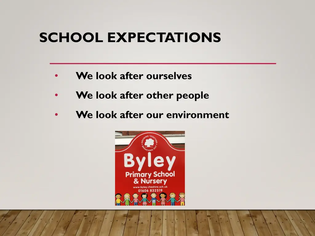school expectations
