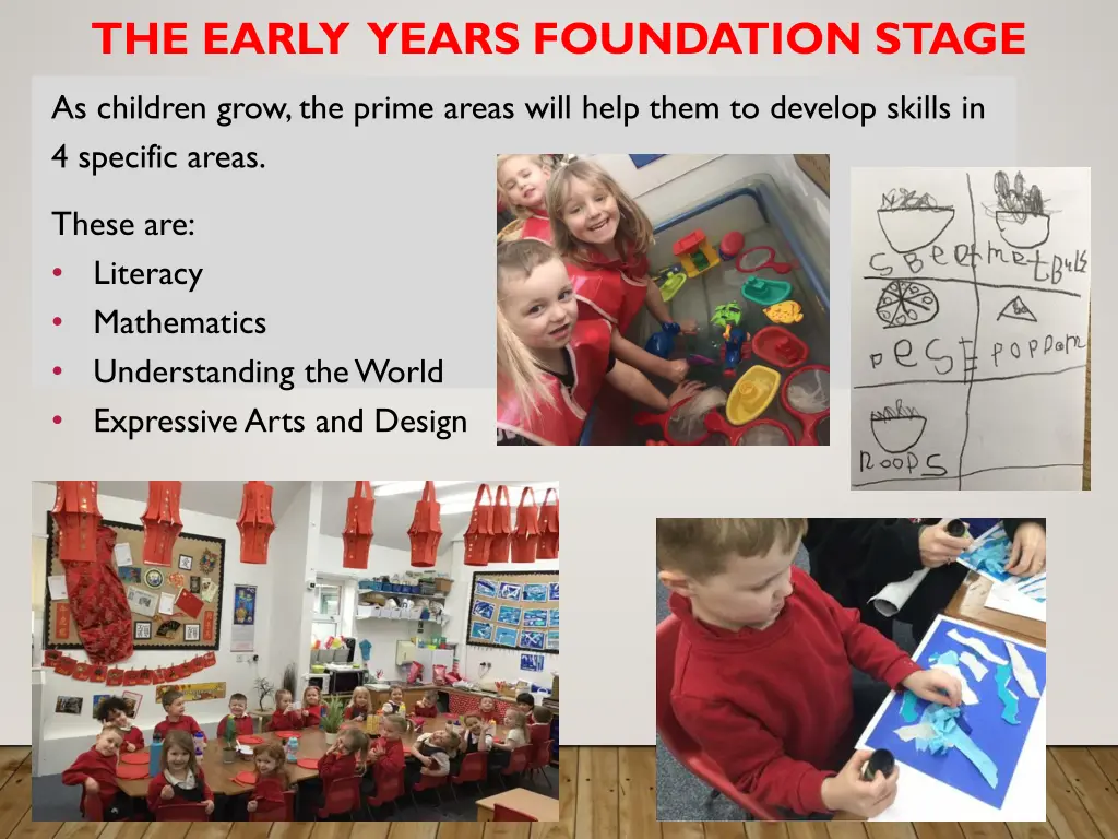 the early years foundation stage