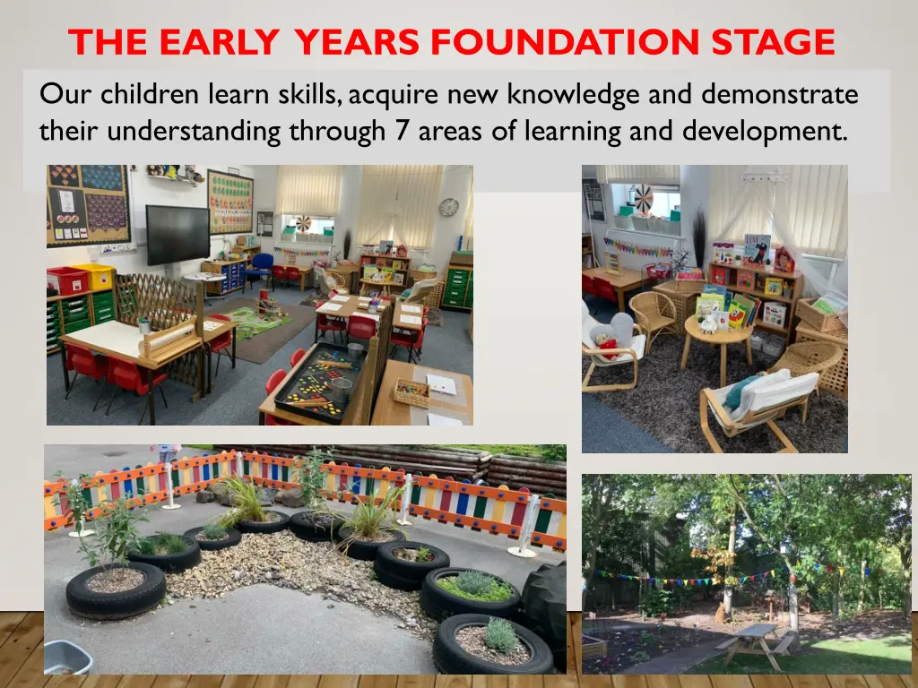 the early years foundation stage our children