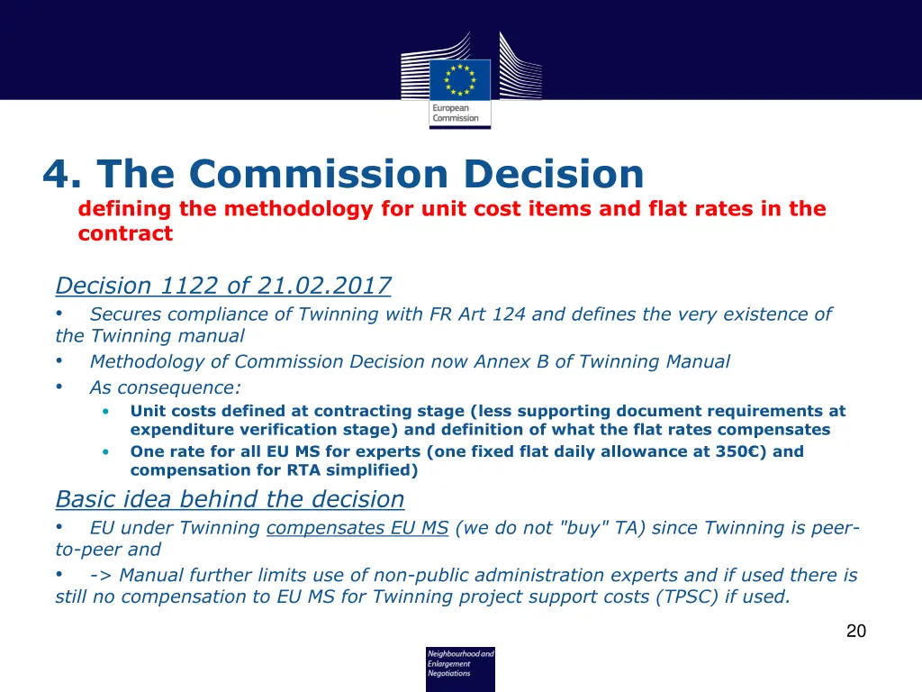 4 the commission decision defining