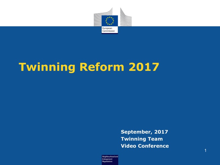 twinning reform 2017