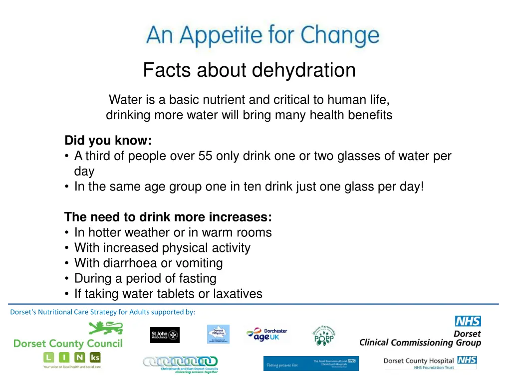 facts about dehydration