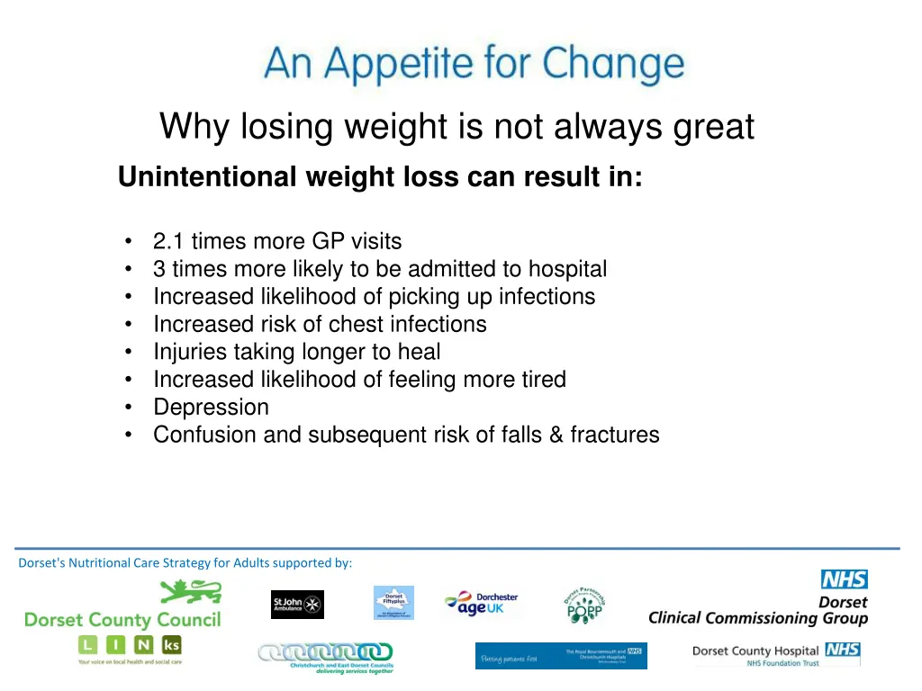 why losing weight is not always great