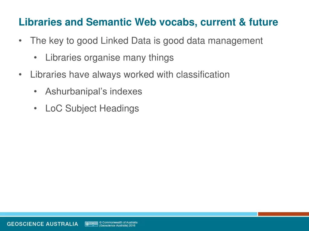 libraries and semantic web vocabs current future 1