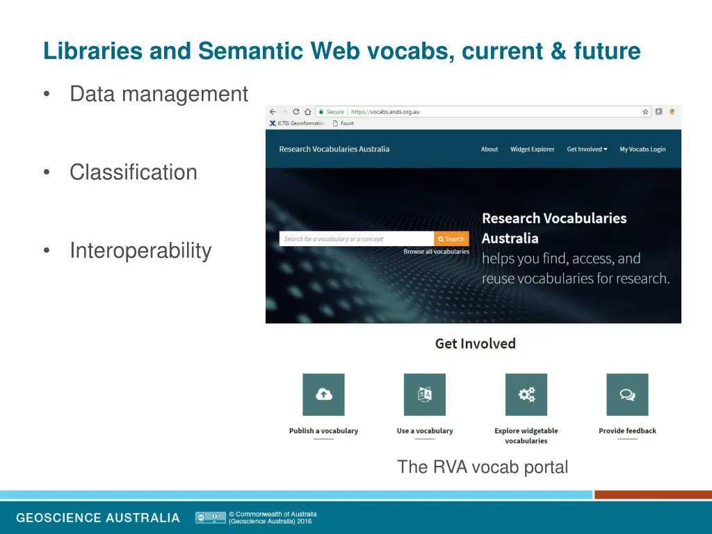 libraries and semantic web vocabs current future 6