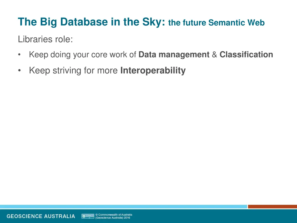 the big database in the sky the future semantic 10