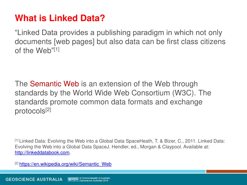 what is linked data 1