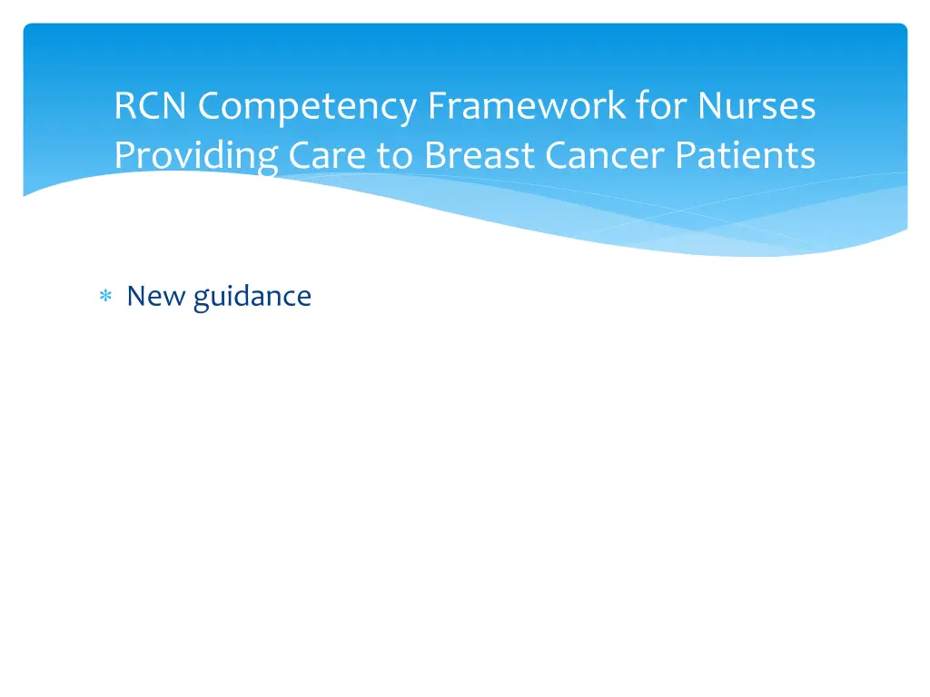 rcn competency framework for nurses providing