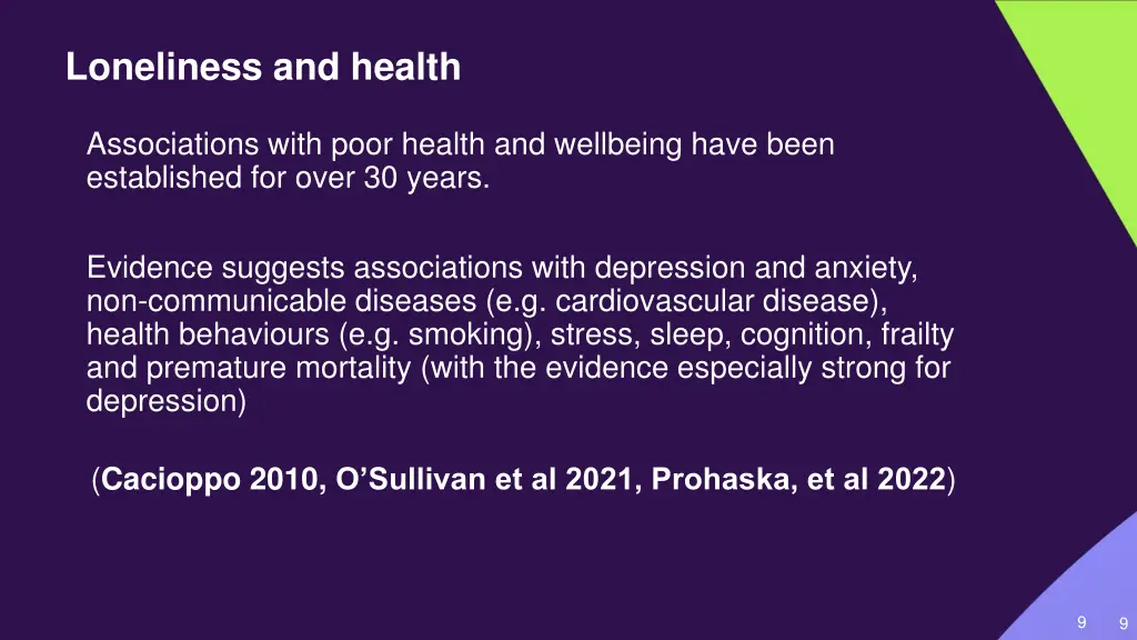 loneliness and health