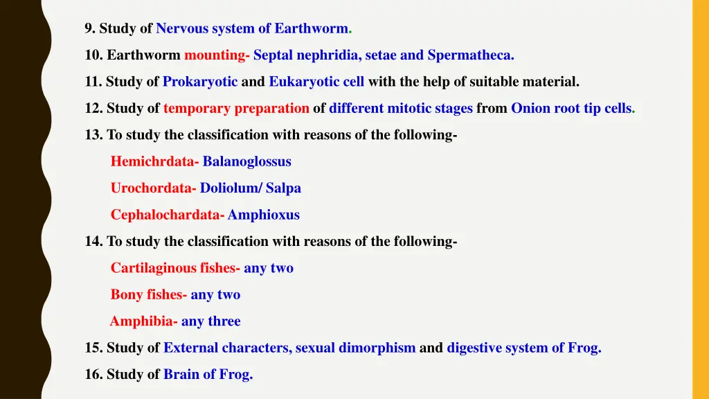 9 study of nervous system of earthworm