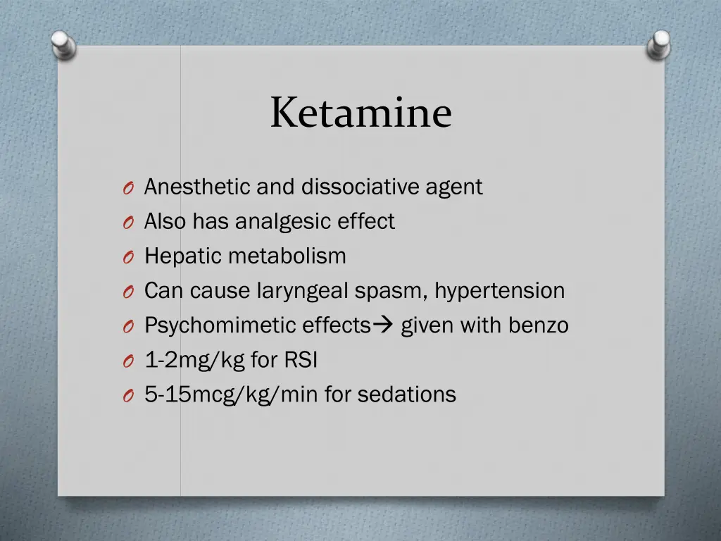 ketamine