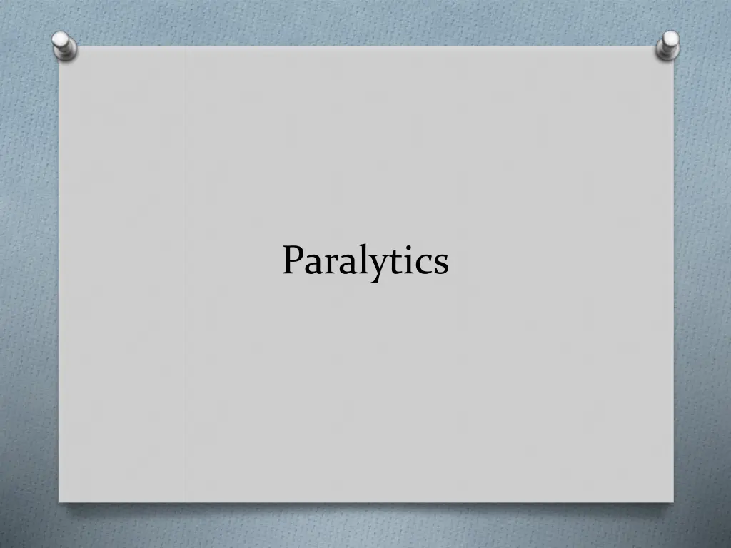 paralytics