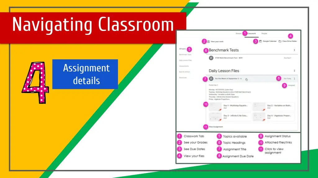 navigating classroom