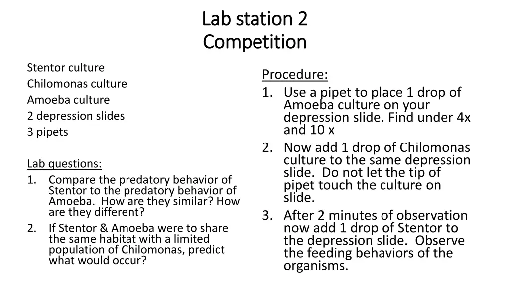 lab station 2 lab station 2 competition