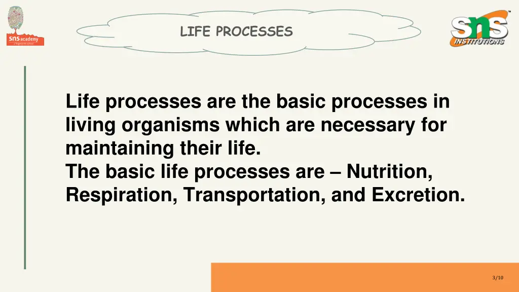 life processes