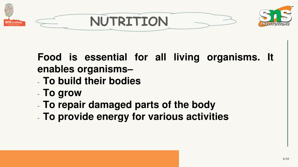 nutrition