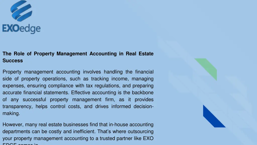 the role of property management accounting