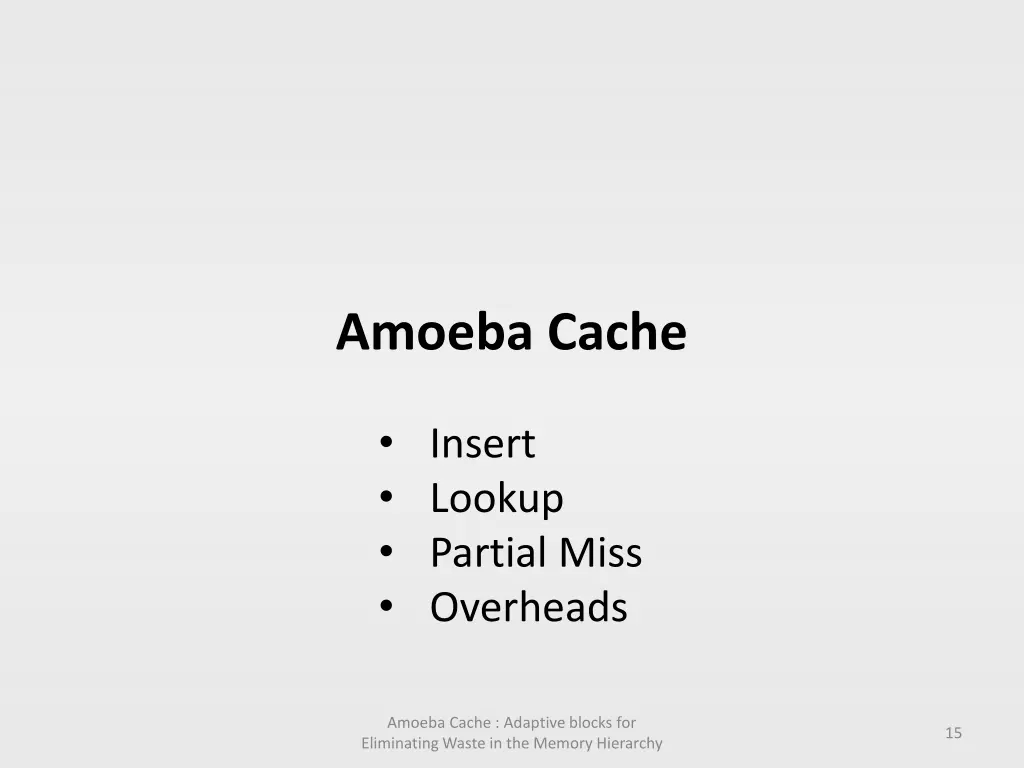 amoeba cache 1