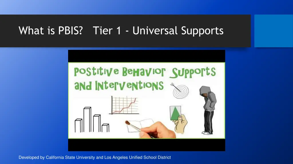 what is pbis tier 1 universal supports