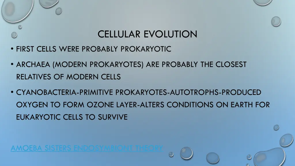 cellular evolution