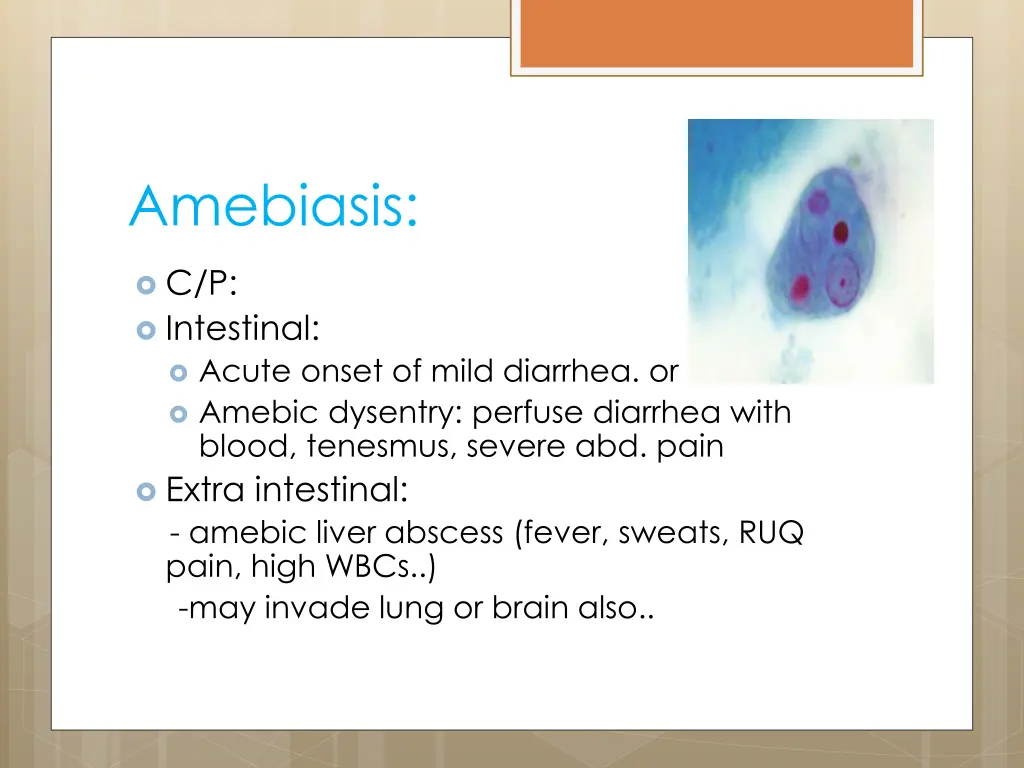 amebiasis