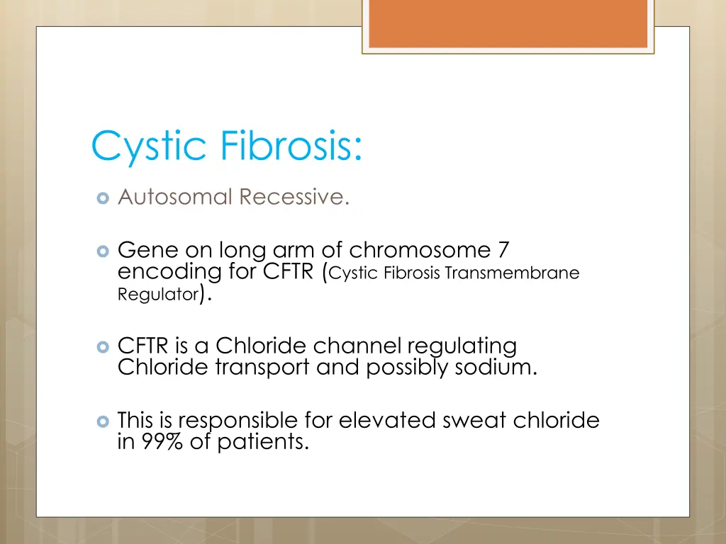 cystic fibrosis 1