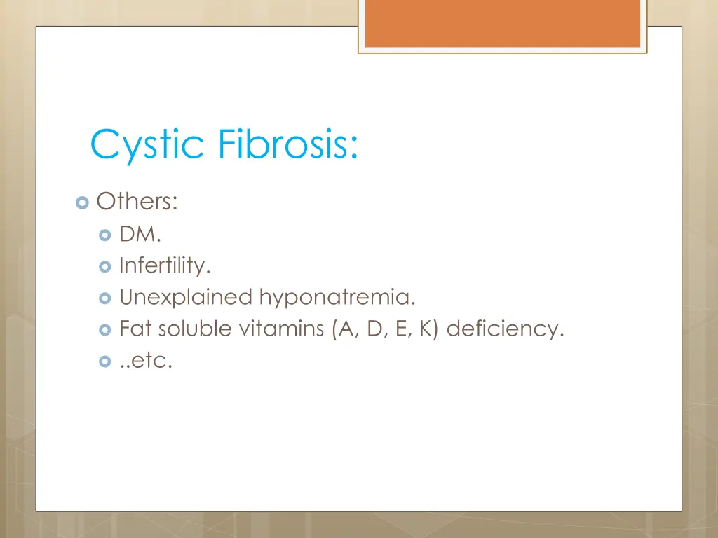 cystic fibrosis 6