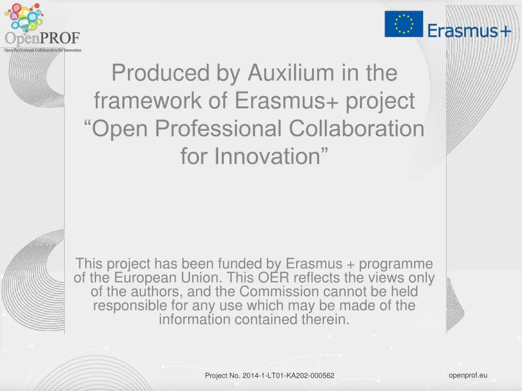 produced by auxilium in the framework of erasmus