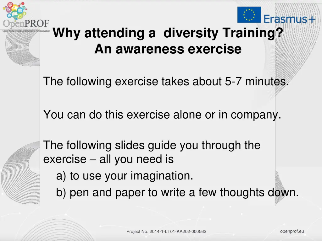 why attending a diversity training an awareness