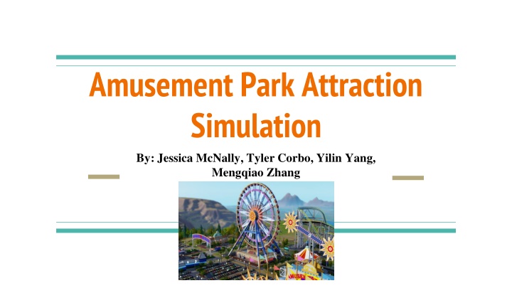 amusement park attraction simulation by jessica