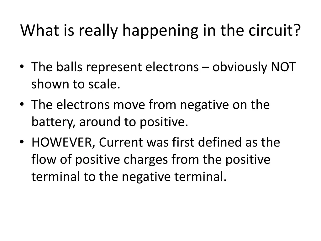 what is really happening in the circuit 1