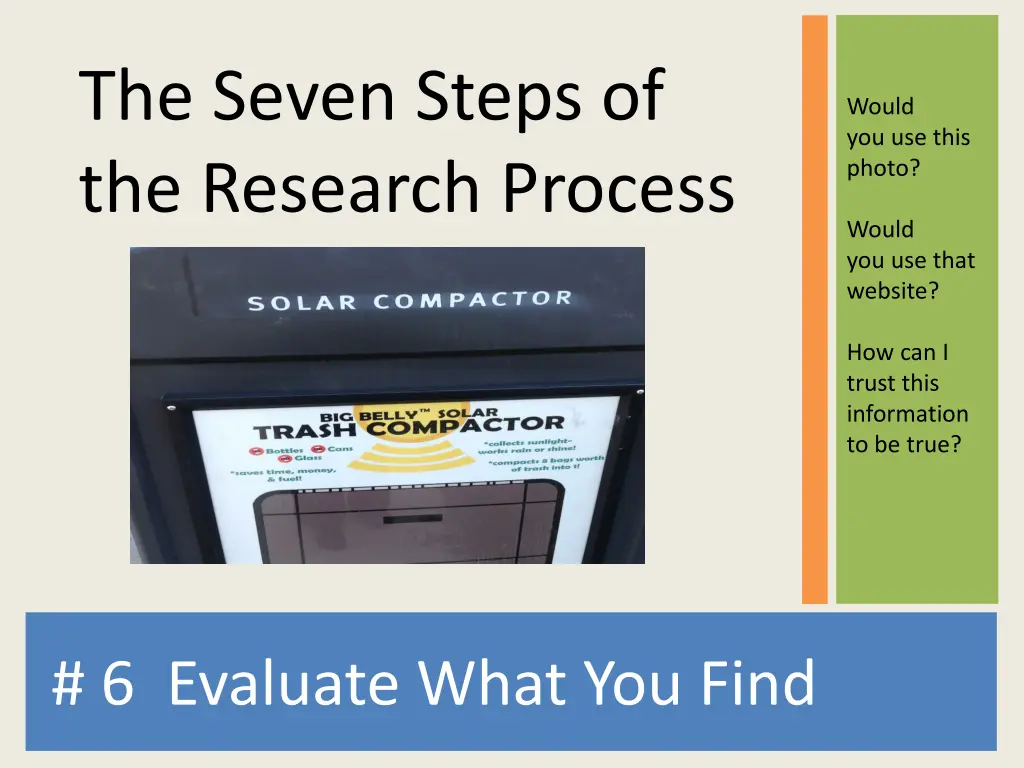 the seven steps of the research process 4