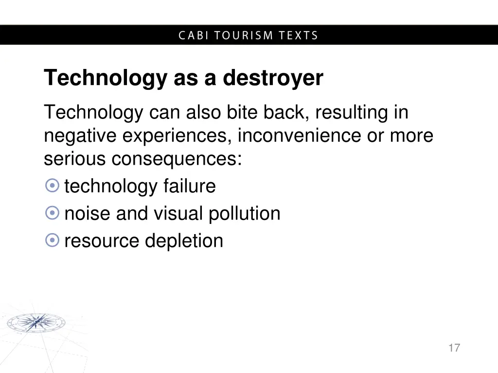 technology as a destroyer