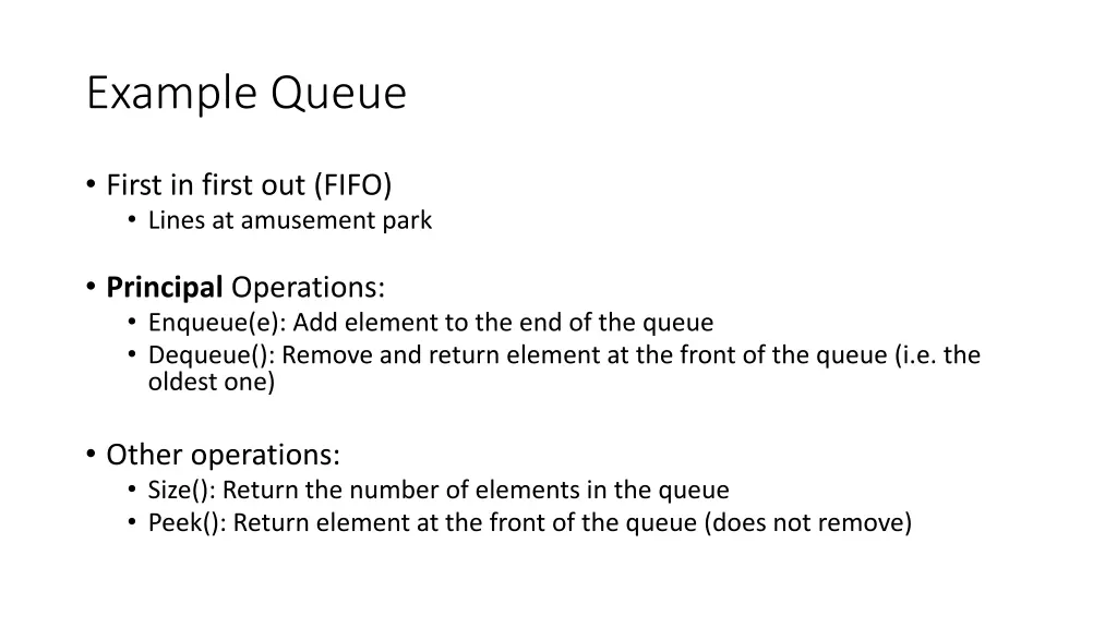 example queue