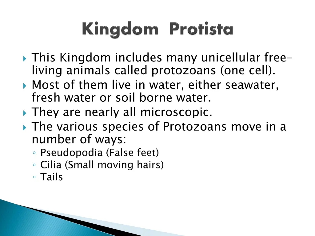 this kingdom includes many unicellular free