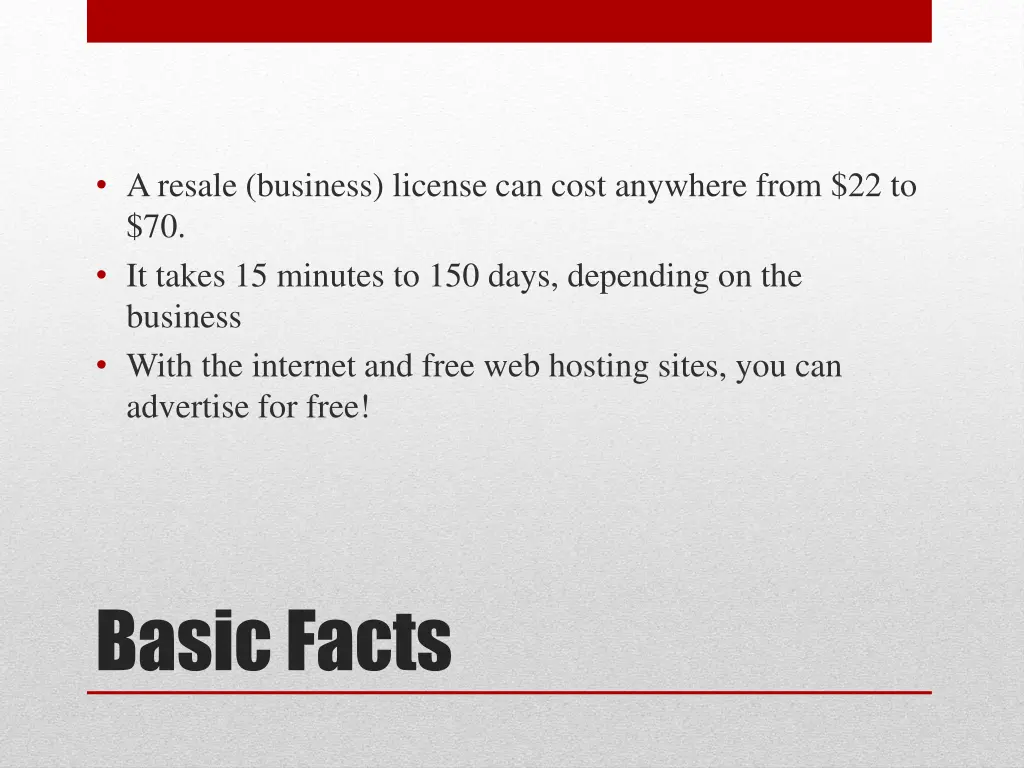 a resale business license can cost anywhere from