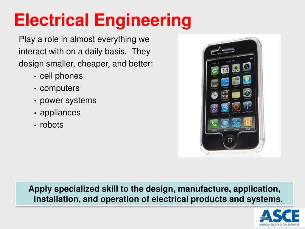 electrical engineering play a role in almost