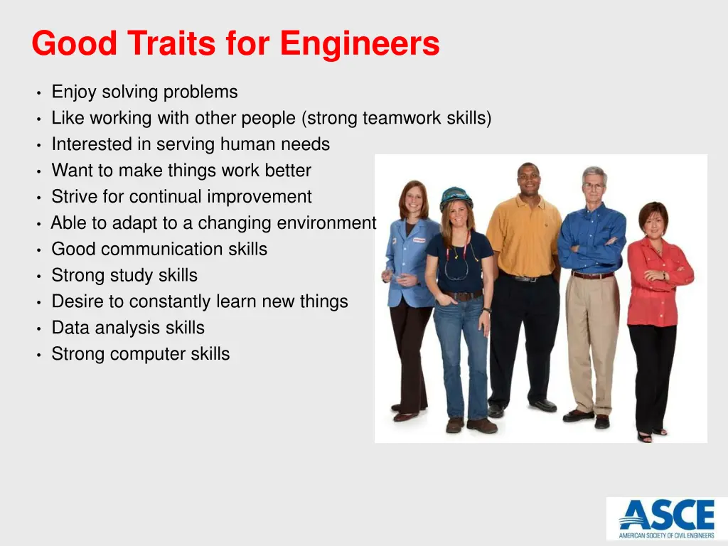 good traits for engineers