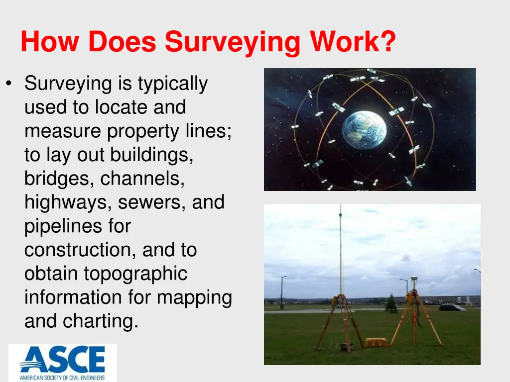 how does surveying work